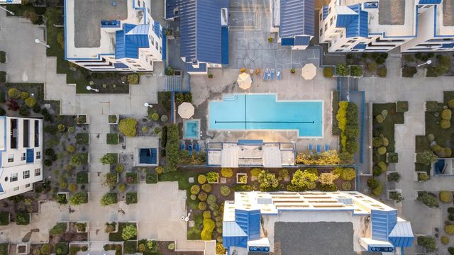 a view of roof with city
