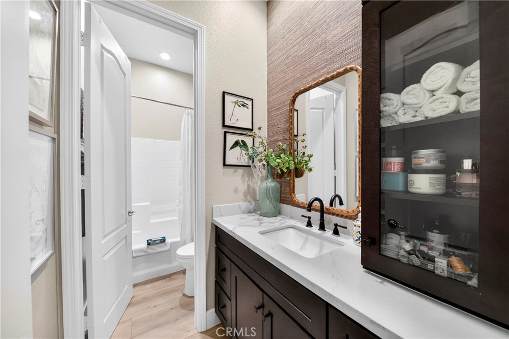 16375 Ory Circle Riverside, CA 92503 - Photo 35 of 51 a bathroom with a sink double vanity and a mirror