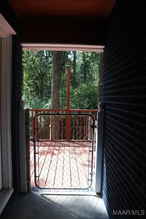 313 Holly Hill Road Enterprise, AL 36330 - Photo 36 of 44 Gate leading from Carport onto Large Deck