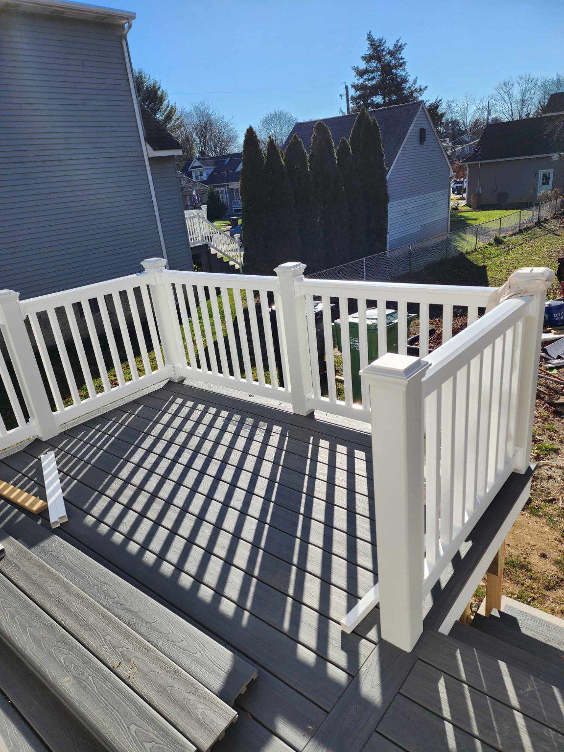 522 South Broadway Pitman, NJ 08071 - Photo 16 of 26 Sunny deck off kitchen with charming railings.