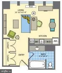 $1,800 | 219-29 South 18th Street, Unit 503, Philadelphia, PA 19103