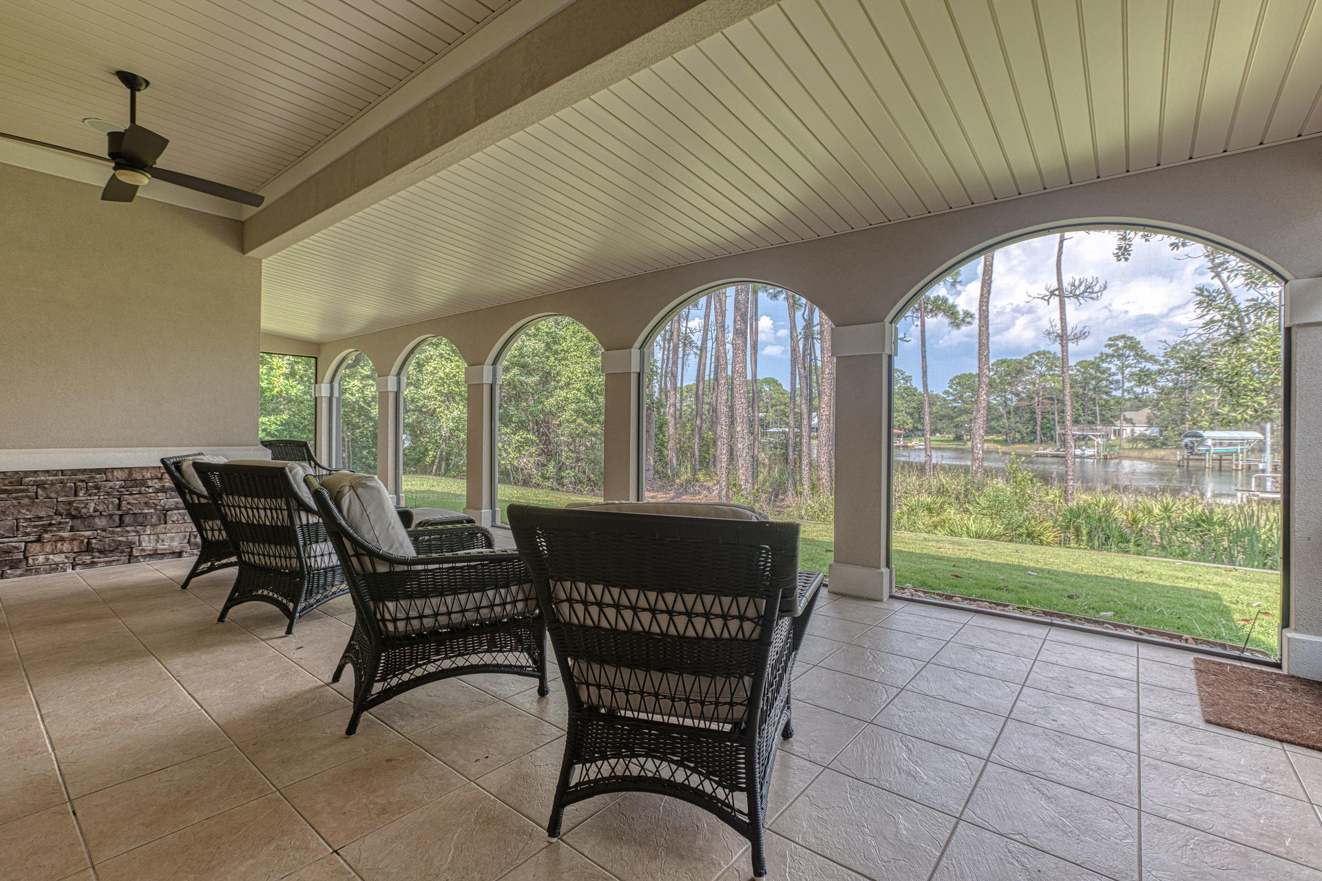160 Grand Flora Way Santa Rosa Beach, FL 32459 - Photo 20 of 51 a view of a dining room with furniture window and outside view