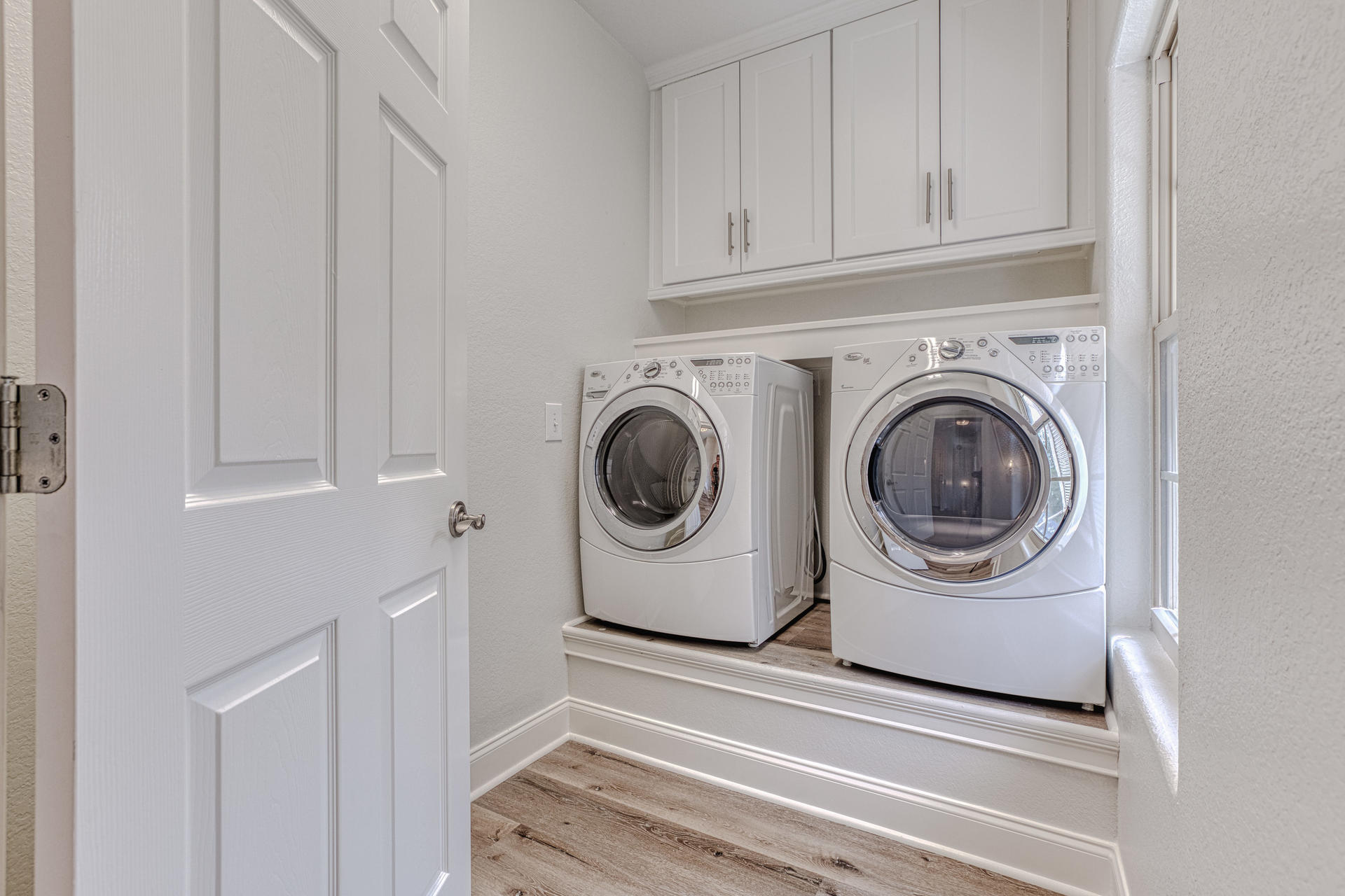 160 Grand Flora Way Santa Rosa Beach, FL 32459 - Photo 43 of 51 a utility room with dryer and washer