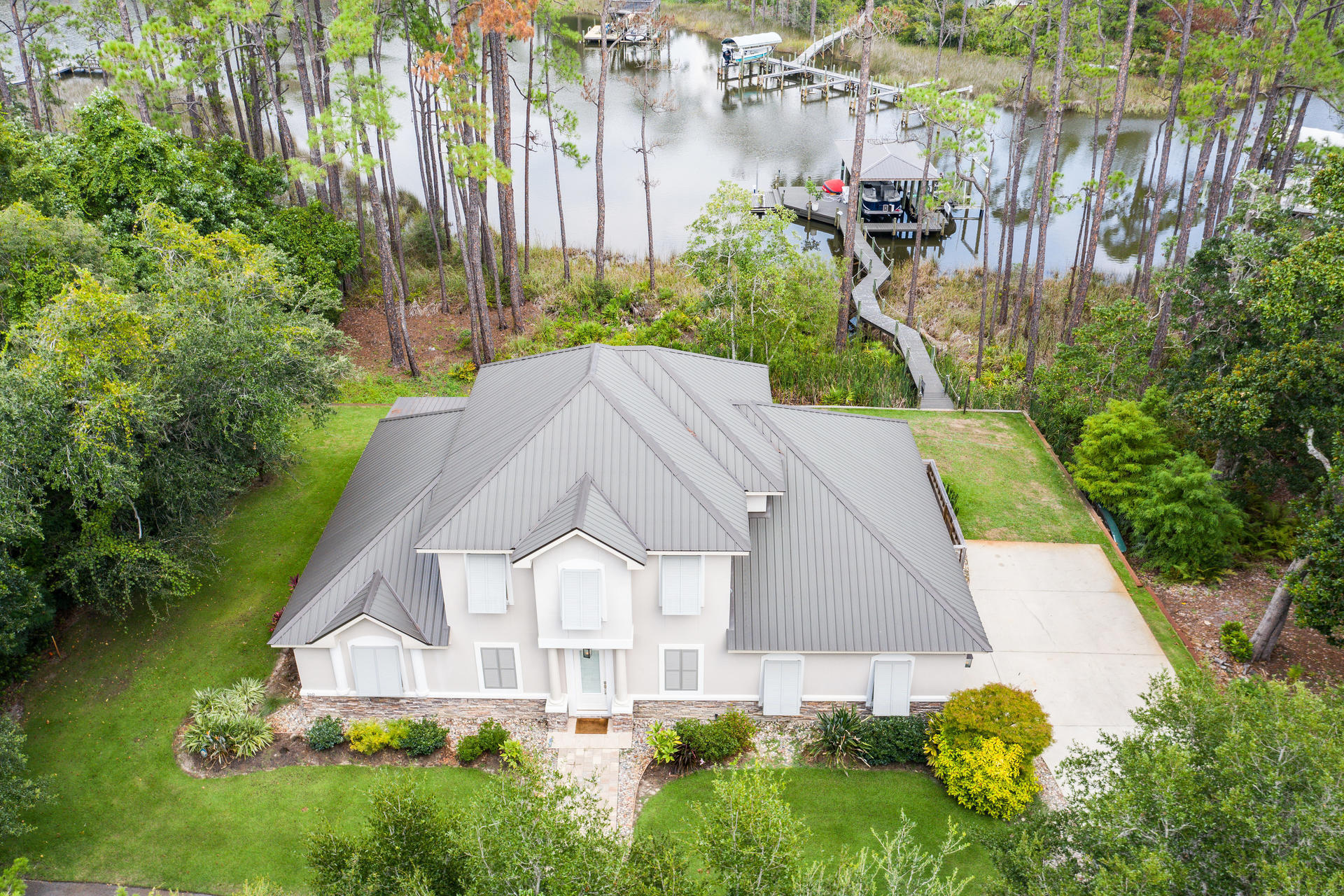 160 Grand Flora Way Santa Rosa Beach, FL 32459 - Photo 47 of 51 a aerial view of a house