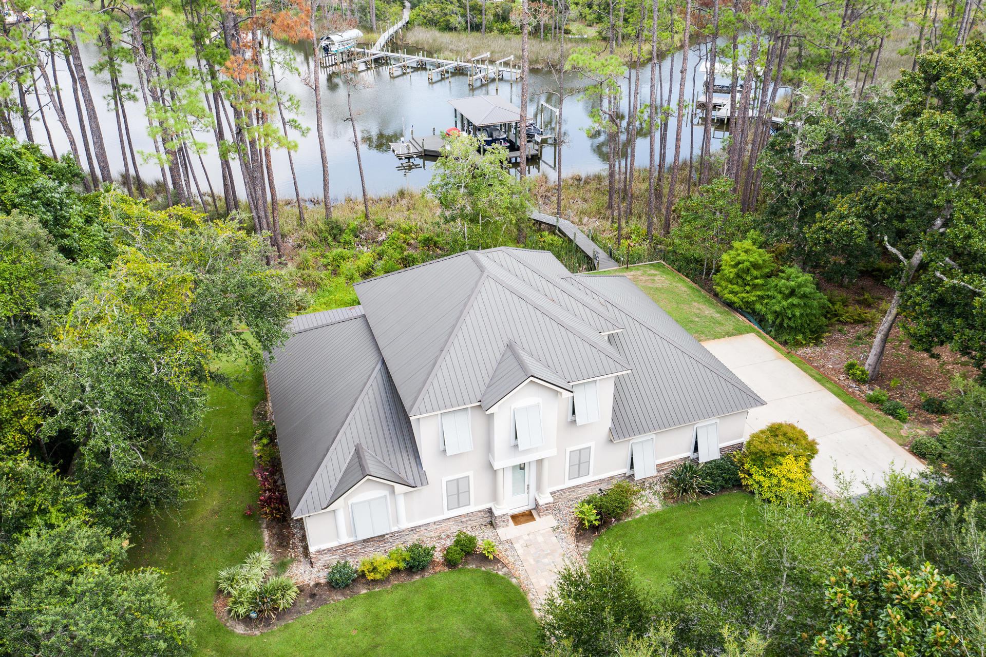 160 Grand Flora Way Santa Rosa Beach, FL 32459 - Photo 48 of 51 an aerial view of a house