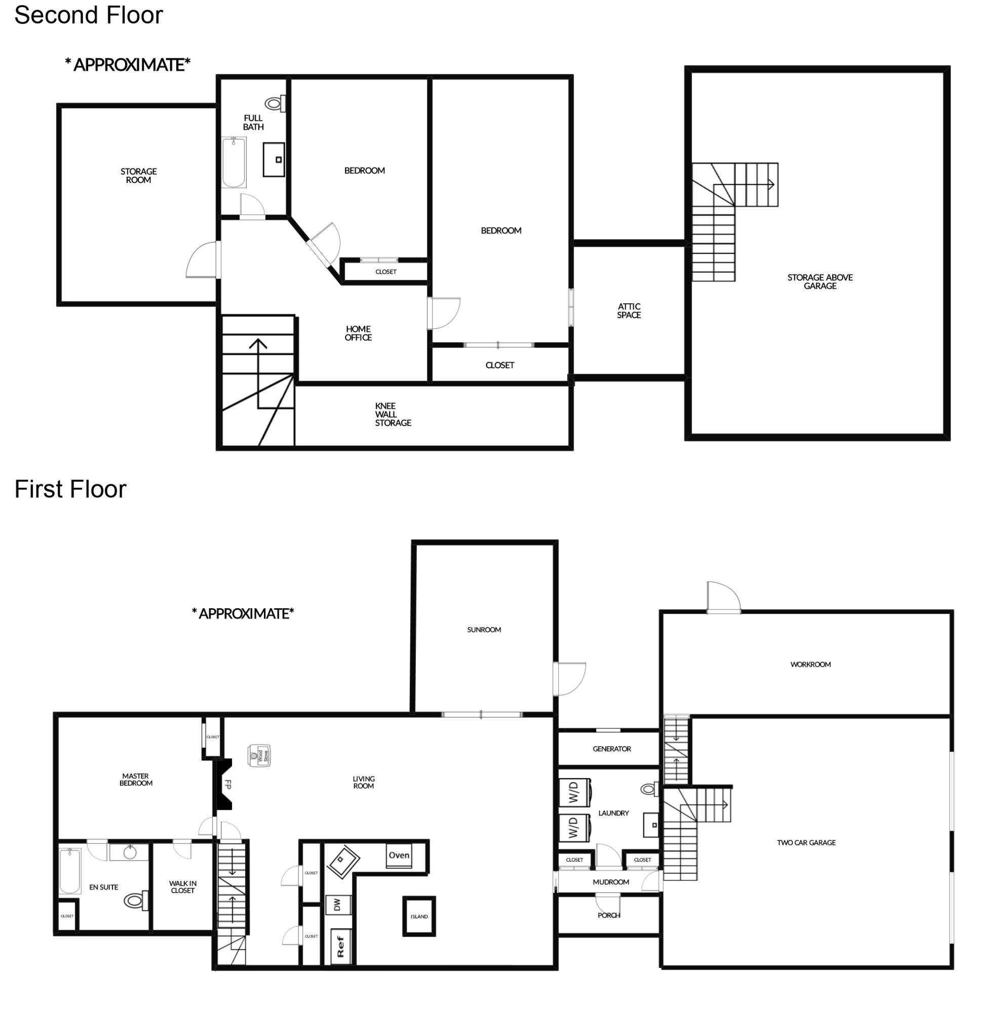 121 A P Newcomb Road Brewster, MA 02631 - Photo 40 of 40 APPROXIMATE FLOOR PLAN