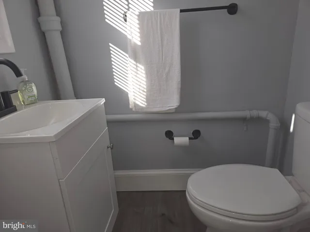 a bathroom with a sink and a toilet