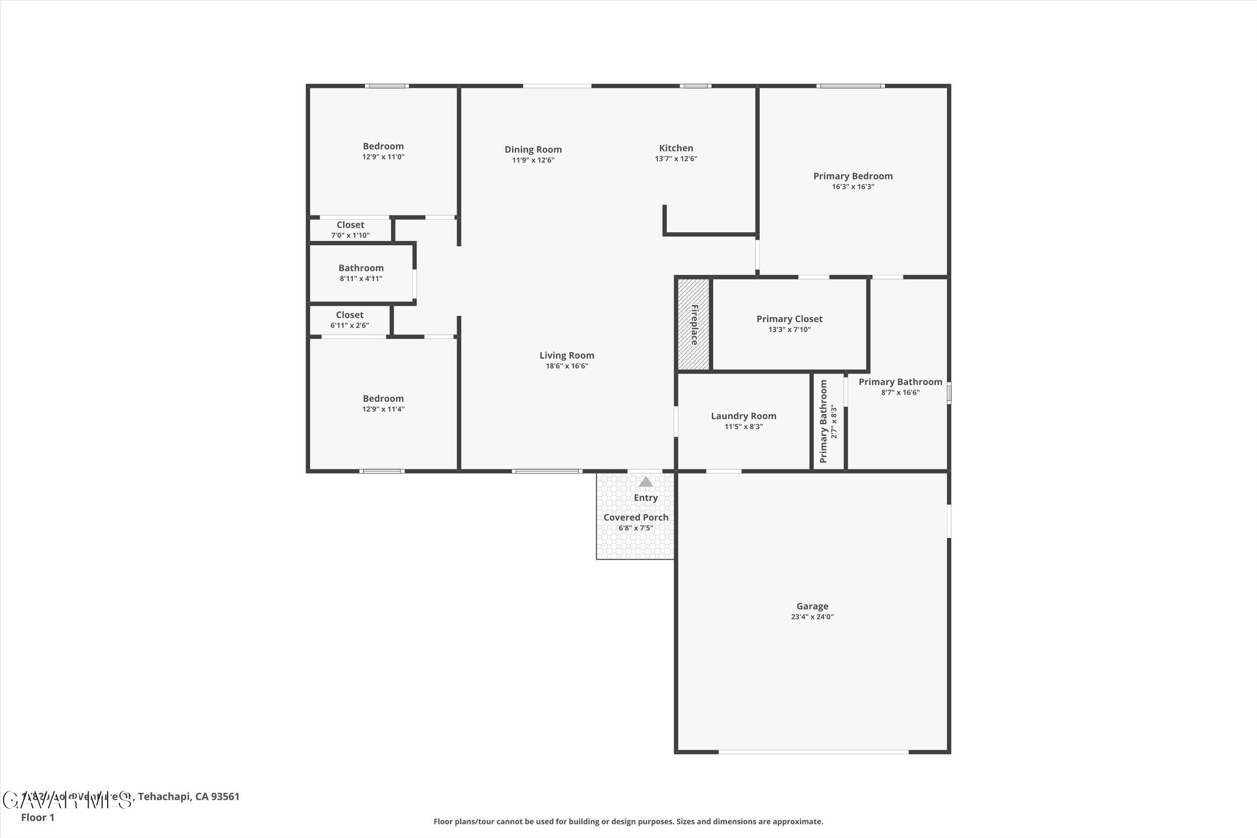 17820 Bold Venture Drive Tehachapi, CA 93561 - Photo 50 of 50 a picture of floor plan