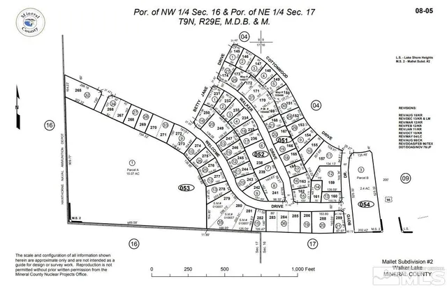 $16,000 | 129 Boyd Drive, Walker Lake, NV 89415
