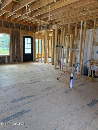 a view of an front door