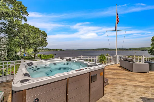 a view of outdoor space with seating space