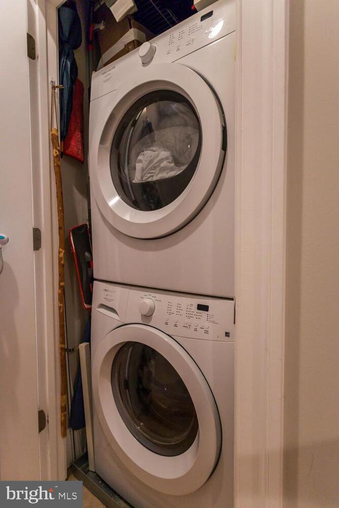3937 Davis Place Northwest, Unit 3 Washington, DC 20007 - Photo 16 of 20 a utility room with dryer and washer