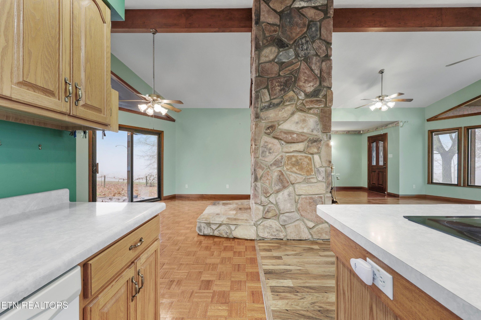 235 Davidson Hollow Road Heiskell, TN 37754 - Photo 32 of 43 a bathroom with a sink and a mirror
