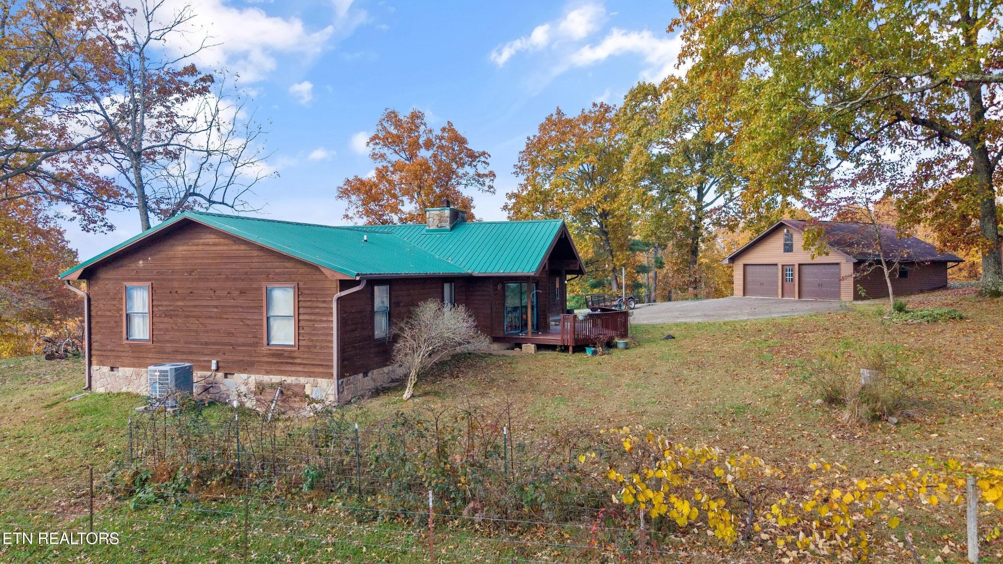 235 Davidson Hollow Road Heiskell, TN 37754 - Photo 5 of 43 a front view of a house with garden