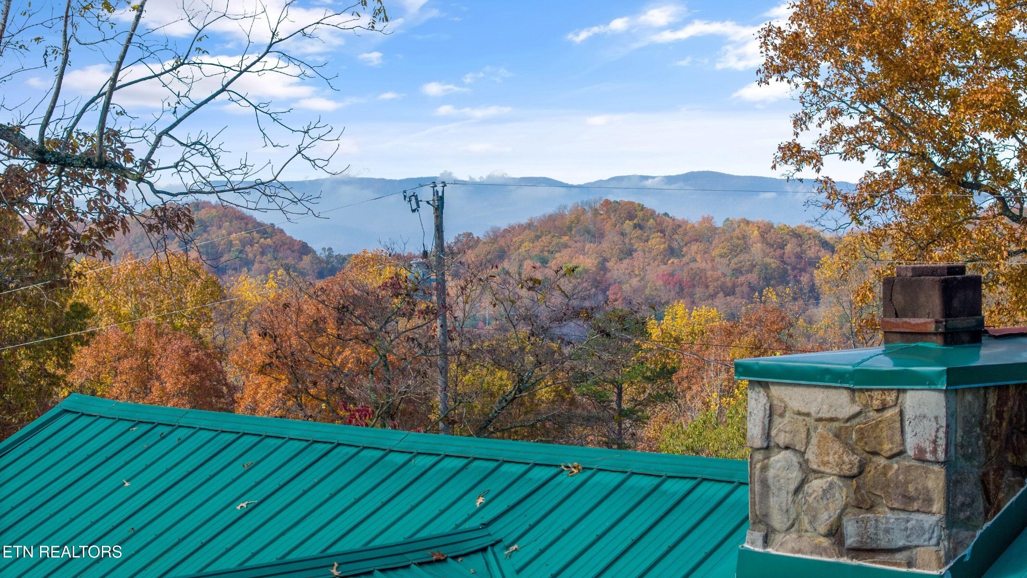 235 Davidson Hollow Road Heiskell, TN 37754 - Photo 6 of 43 a view of a backyard with wooden fence