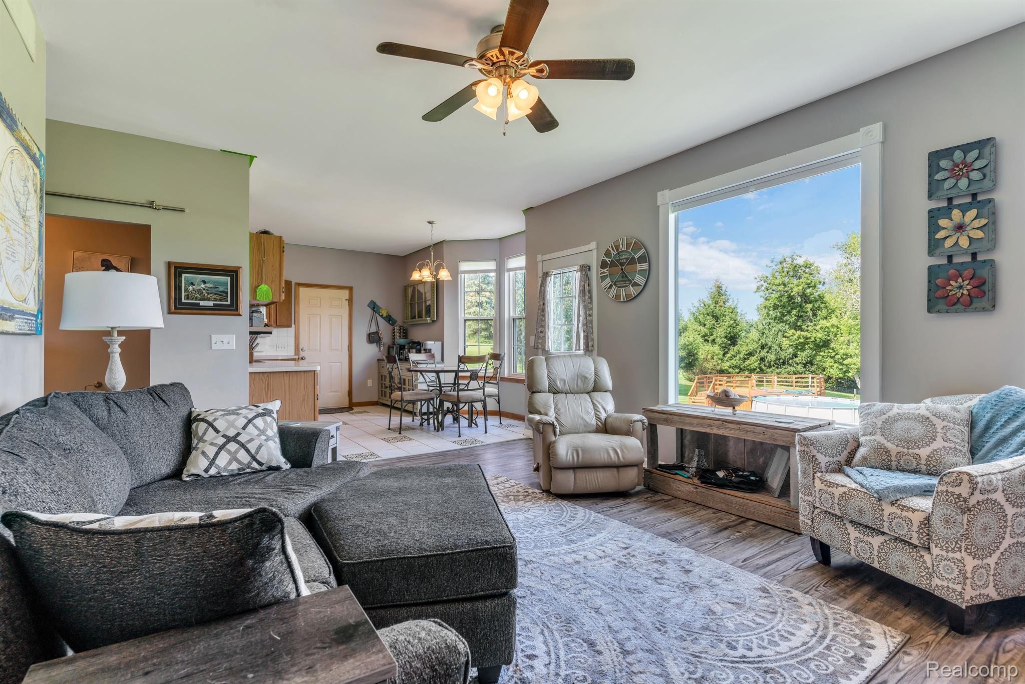 5389 Bentley Lake Road Howell, MI 48843 - Photo 14 of 48 New luxury vinyl flooring just lovely!