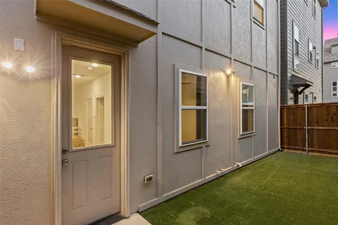 a view of front door of a house