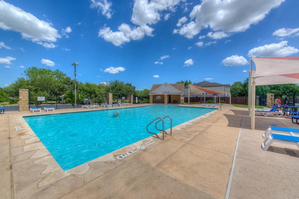 1216 Mathias Street Cedar Park, TX 78613 - Photo 16 of 16 Community pool featuring a patio