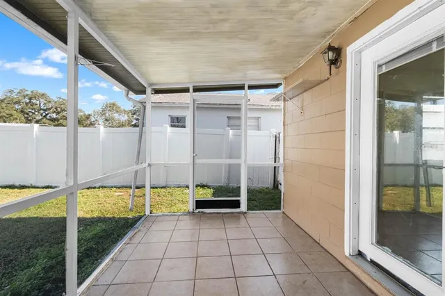 a aerial view of a house with a garden and plants
