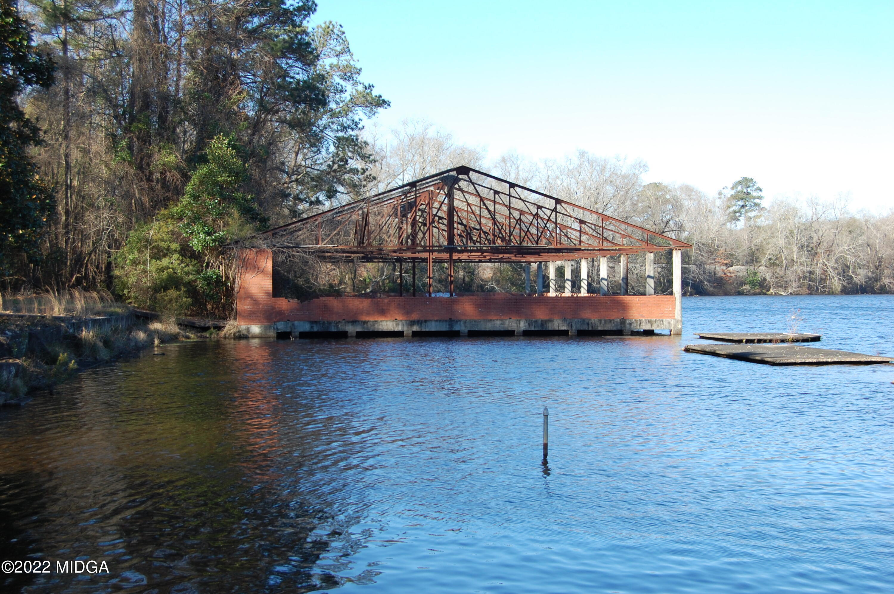 2802 Jeffersonville Road Macon, GA 31217 - Photo 13 of 32 a view of a lake with a mountain in the background