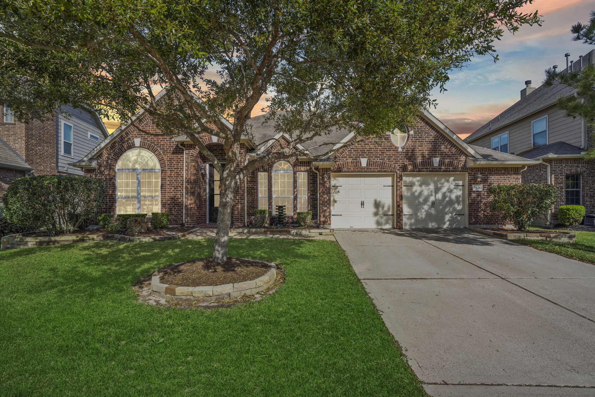 3426 Summer Ranch Drive Katy, TX 77494 - Photo 1 of 48 Welcome to this beautifully maintained home in Canyon Lakes at Cardiff Ranch, zoned to highly acclaimed Katy ISD schools, where manicured landscaping, a charming brick façade, and a spacious driveway create a warm and inviting first impression.