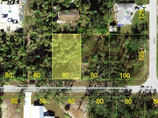 a view of swimming pool with a yard and plants