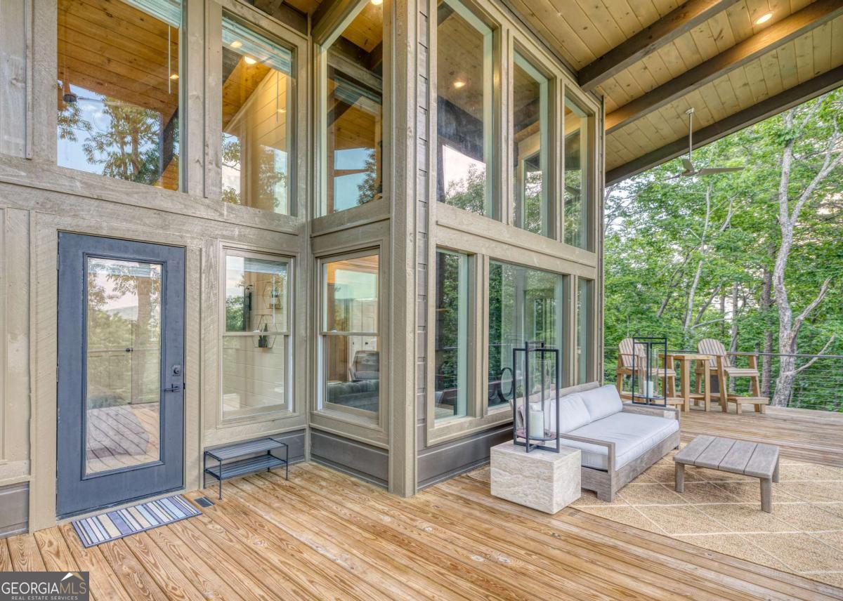 281 Raintree Bend Blue Ridge, GA 30513 - Photo 22 of 56 a view of a patio on the deck