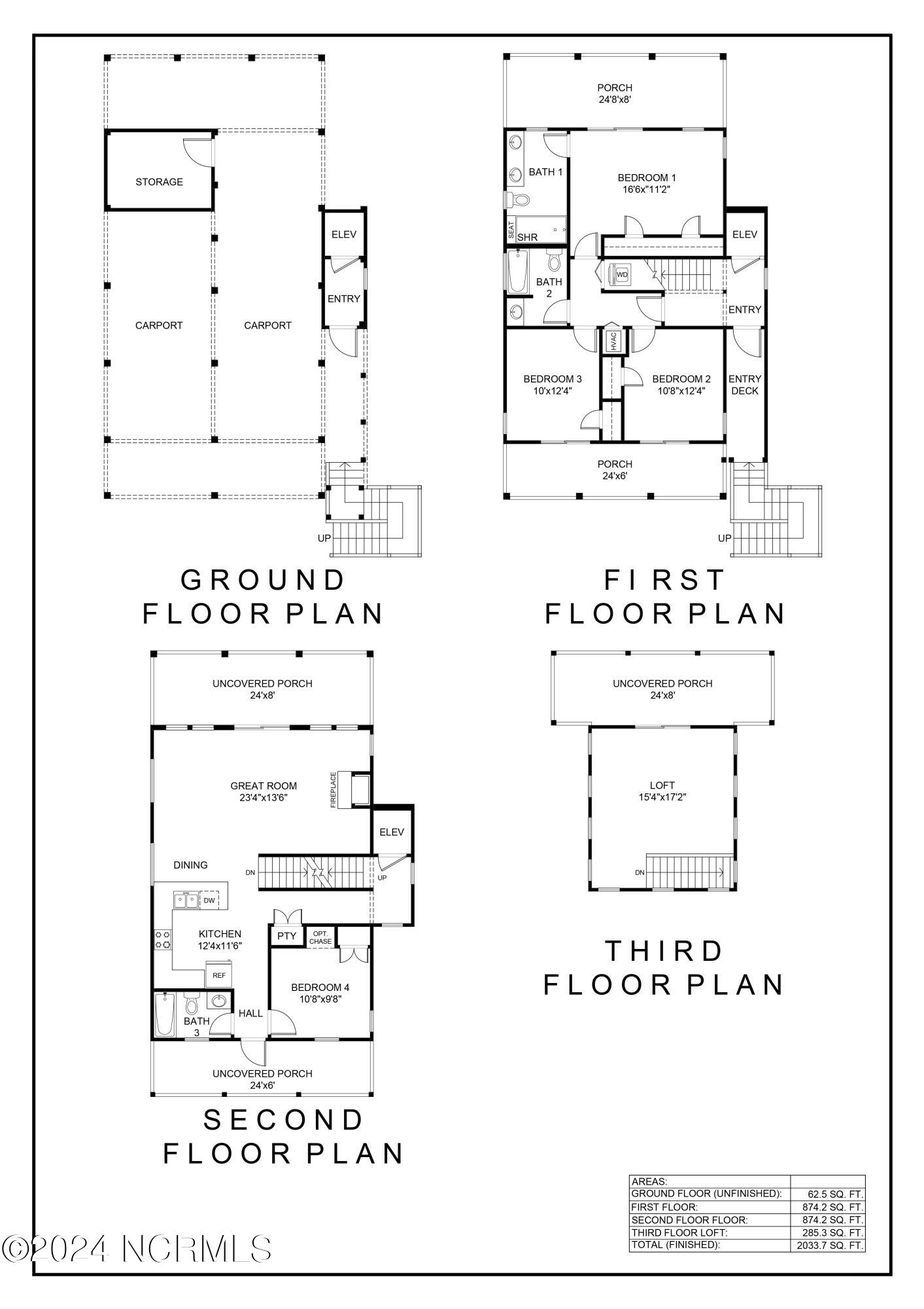 121 Atkinson Road Surf City, NC 28445 - Photo 70 of 70 Floor Plan