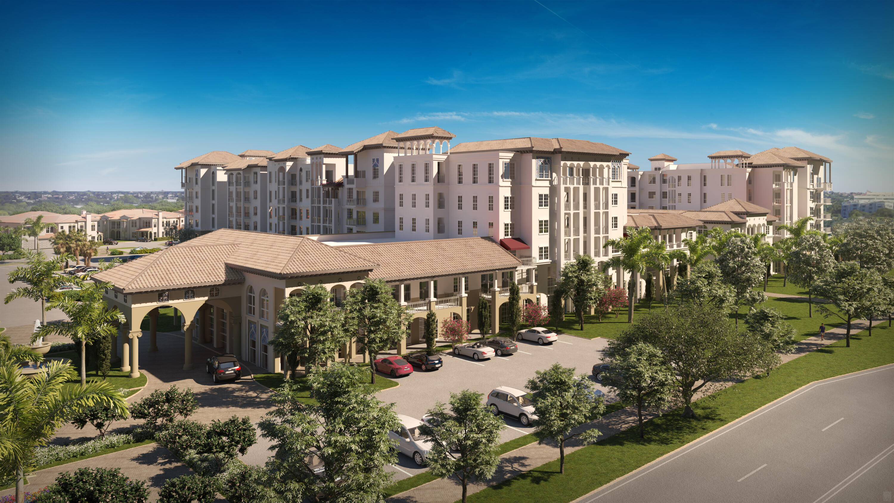 a view of a house with a yard and sitting area