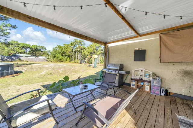 a outdoor space with furniture