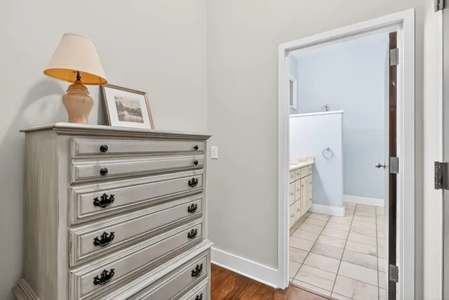 a view of bathroom with a toilet