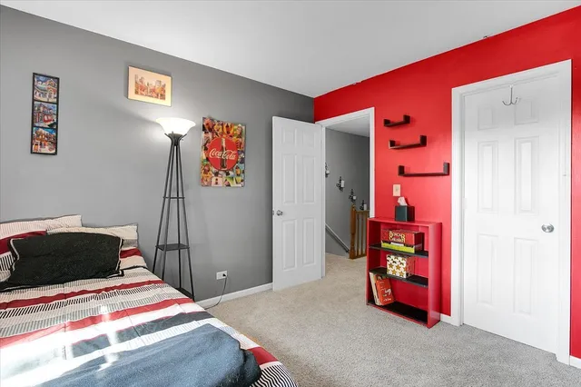 a view of a tree in a yard