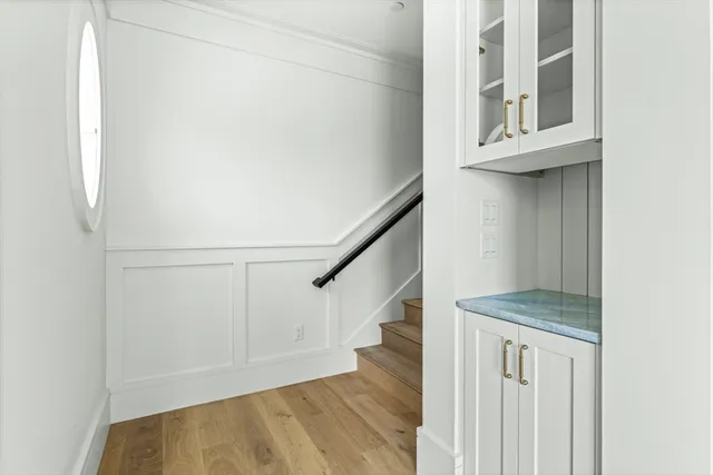 a view of front door