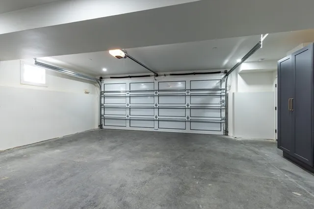 a view of a lake with a city