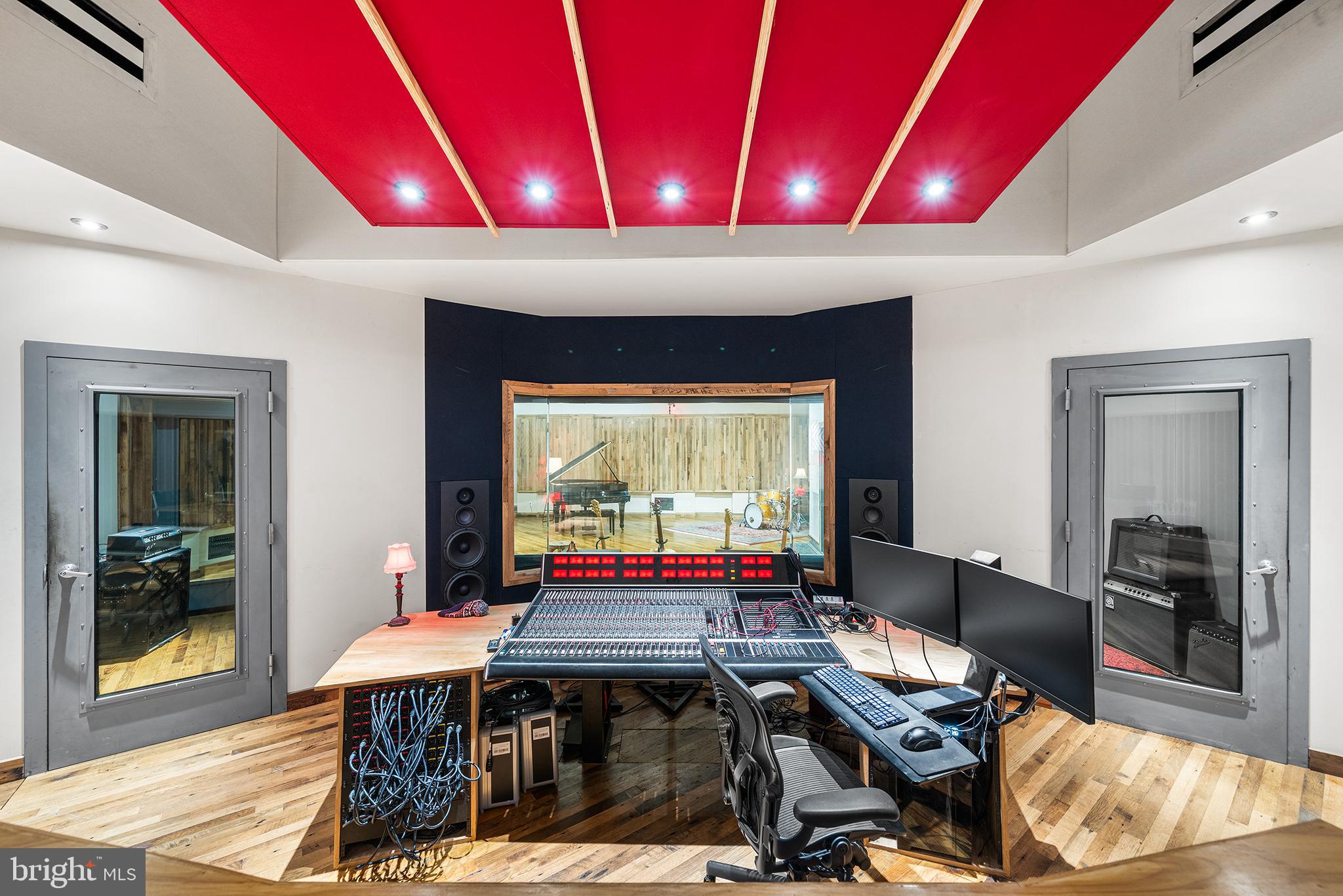 a room with furniture and window