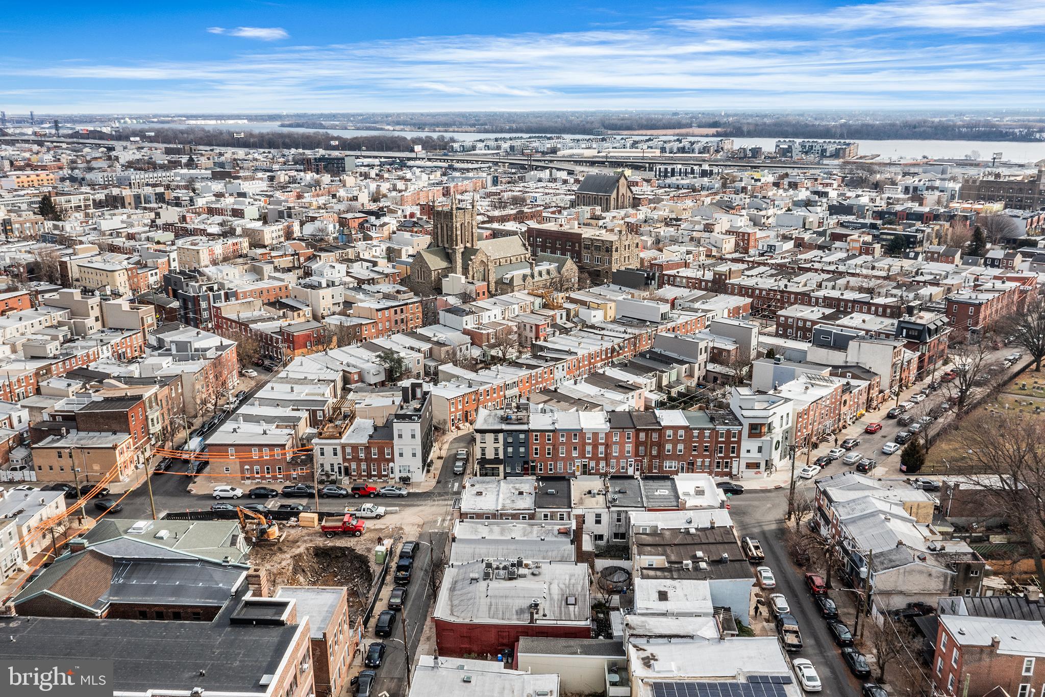 1506 East Wilt Street Philadelphia, PA 19125 - Photo 45 of 50 an aerial view of a city