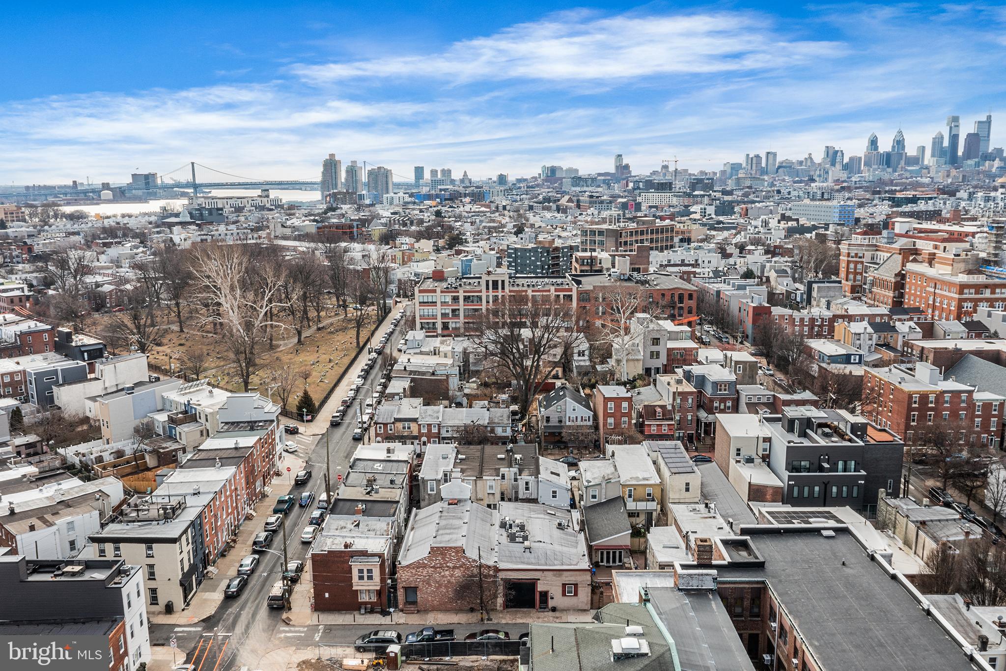 1506 East Wilt Street Philadelphia, PA 19125 - Photo 46 of 50 an aerial view of a city