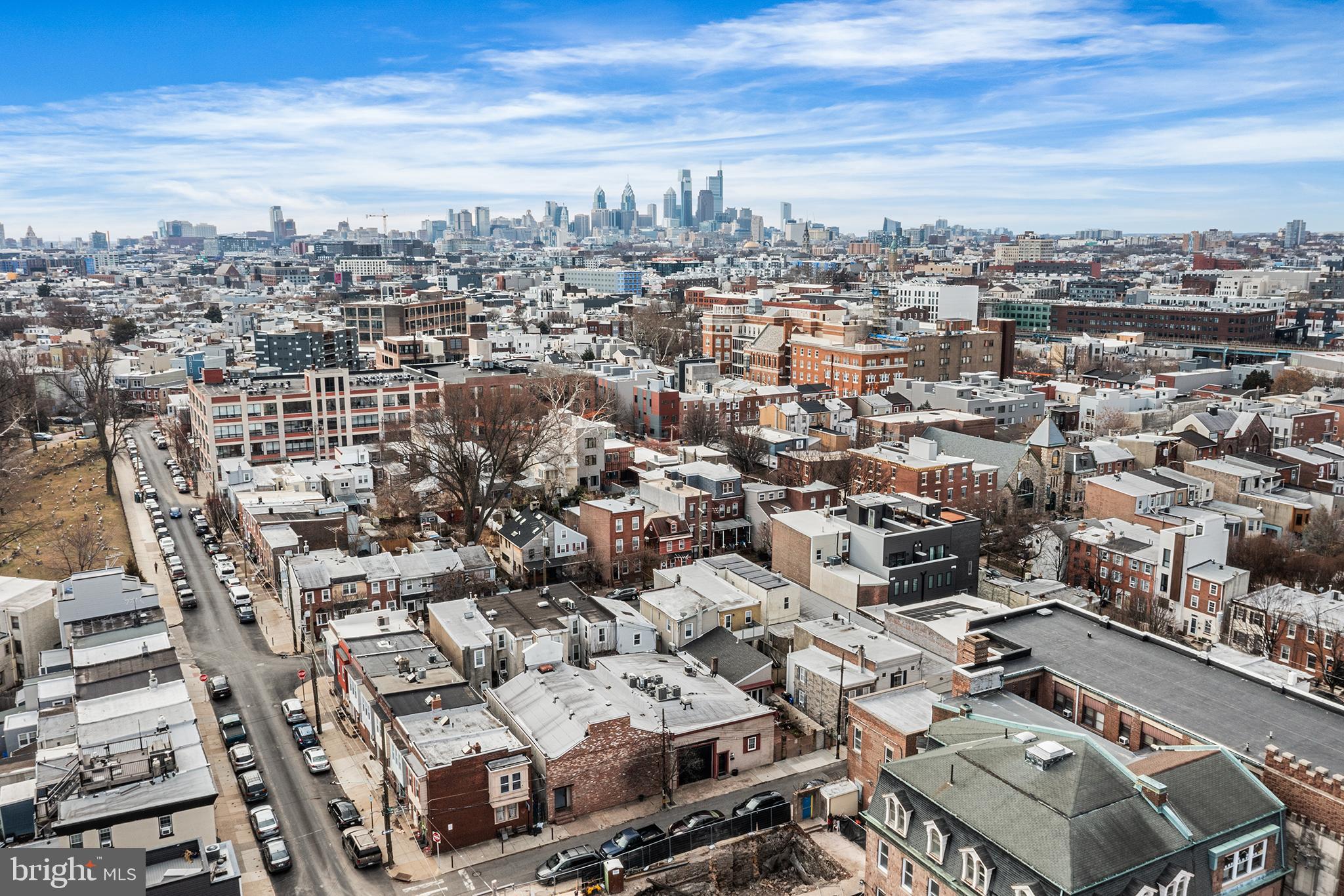 1506 East Wilt Street Philadelphia, PA 19125 - Photo 47 of 50 an aerial view of a city