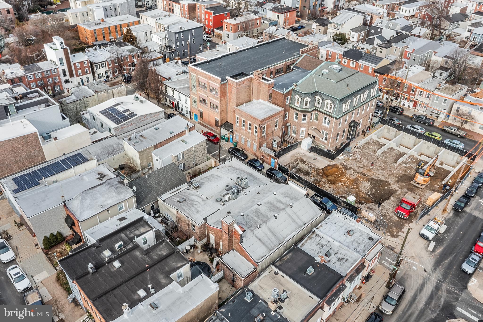 1506 East Wilt Street Philadelphia, PA 19125 - Photo 50 of 50 an aerial view of a city with lots of residential buildings