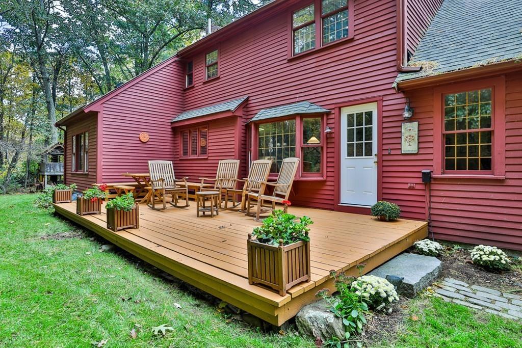 70 B Baldpate Road Boxford, MA 01921 - Photo 34 of 40 a view of a house with backyard and sitting area