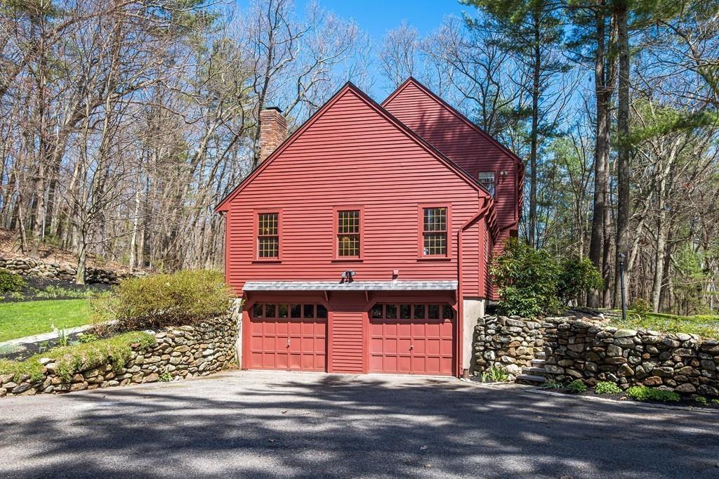 70 B Baldpate Road Boxford, MA 01921 - Photo 39 of 40 a front view of a house with garden