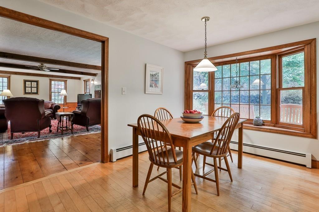 70 B Baldpate Road Boxford, MA 01921 - Photo 7 of 40 a view of a dining room with furniture window and wooden floor