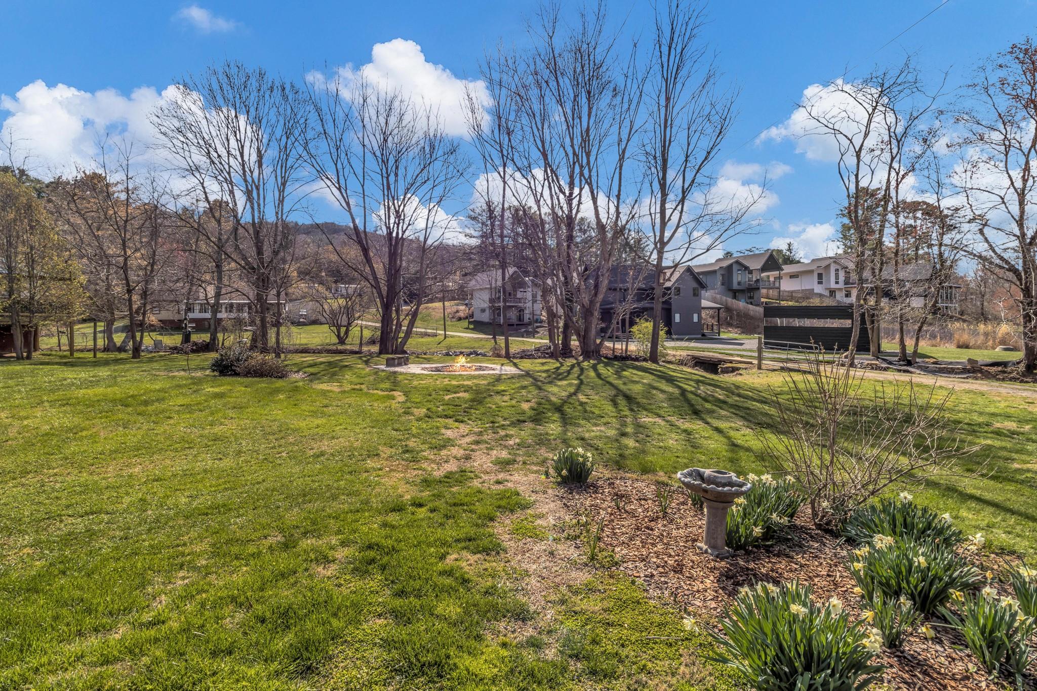 994 Riceville Road Asheville, NC 28805 - Photo 11 of 45 a view of yard with swimming pool and green space