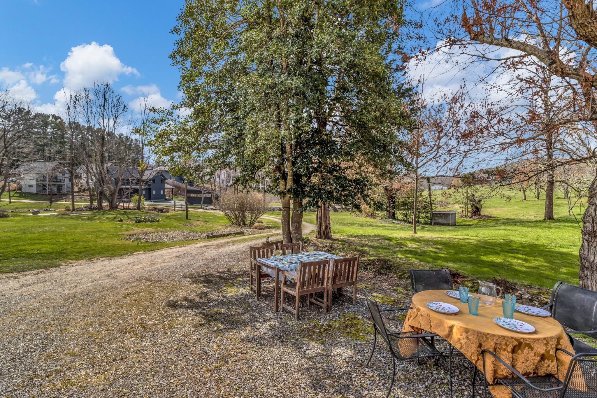 994 Riceville Road Asheville, NC 28805 - Photo 14 of 45 a garden view with a seating space