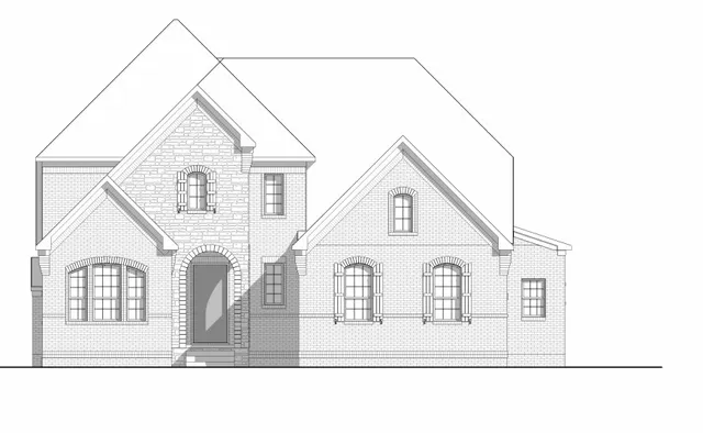 a black and white photo of a house