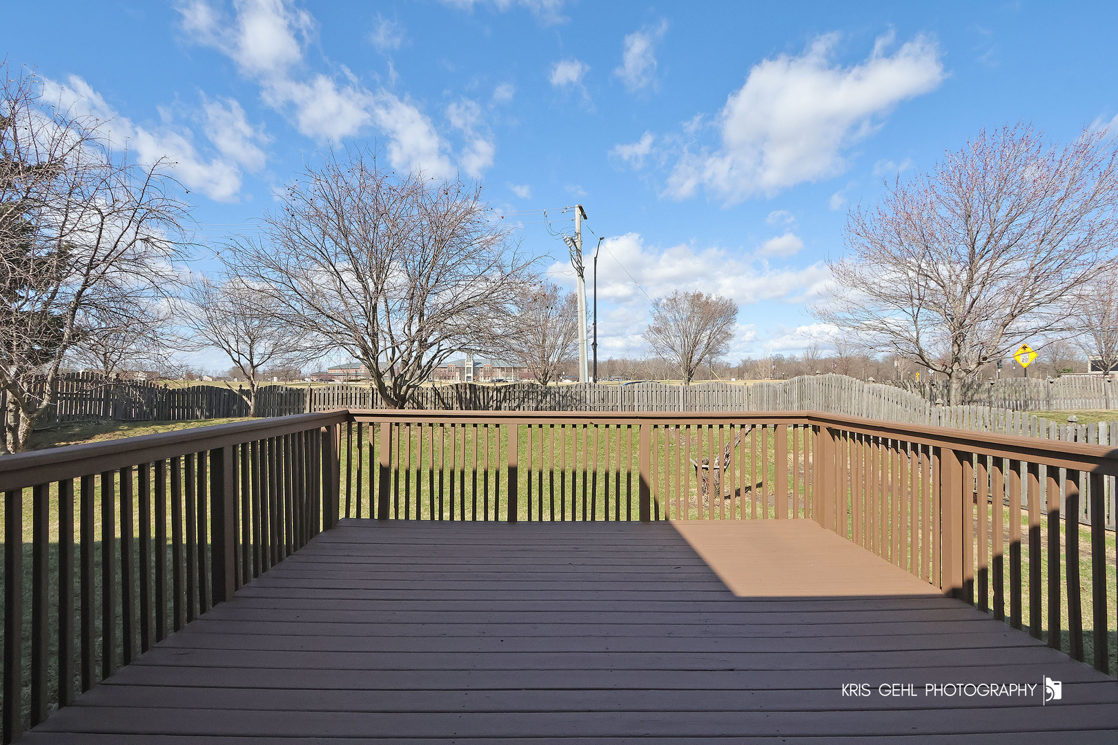 1038 Redondo Drive Romeoville, IL 60446 - Photo 18 of 23 a view of balcony with wooden floor and fence