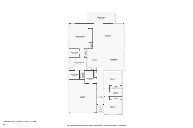 $380,000 | 274 Whirlaway Drive, Moncks Corner, SC 29461