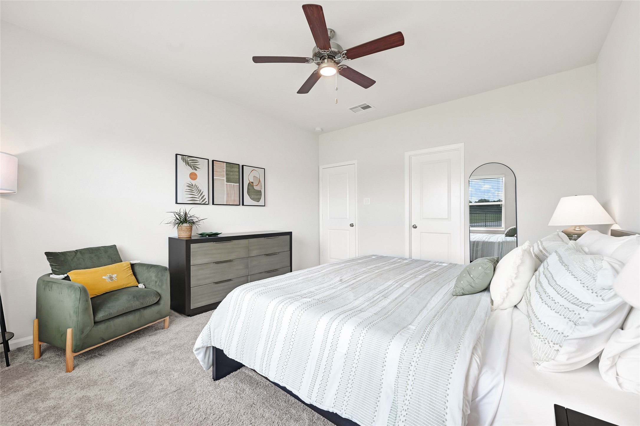 5702 Transformation Trail Katy, TX 77493 - Photo 16 of 32 a bedroom with a bed and a couch