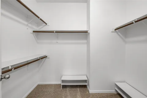 a view of walk in closet