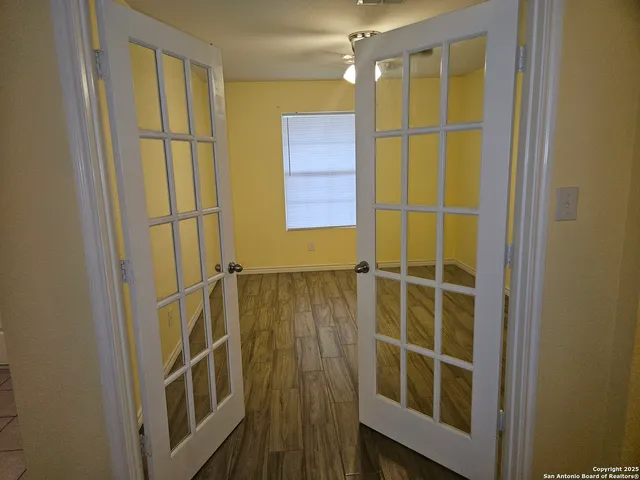 a bathroom with a shower and a tub